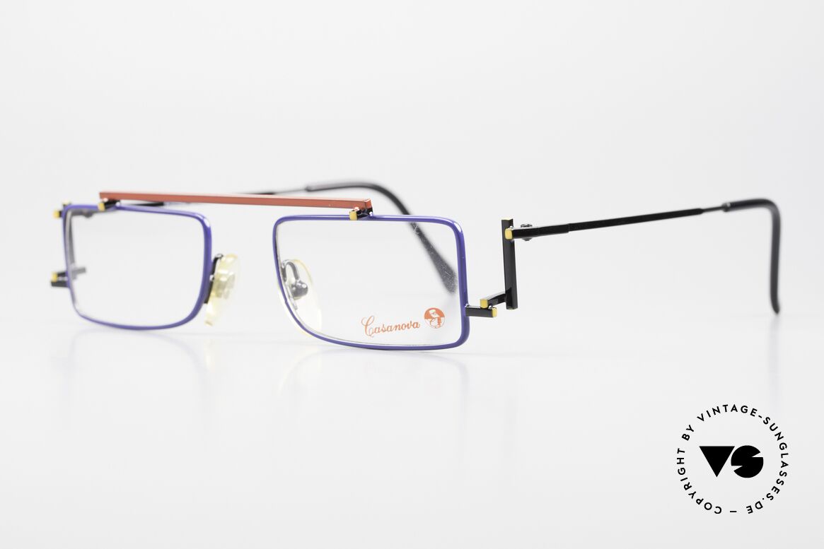 Casanova RVC3 Red And Blue Chair Glasses, Rietveld belonged to the artist association "De Stijl", Made for Men and Women