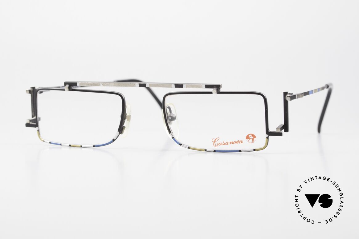 Casanova RVC3 Purist Eyeglasses Geometry, Casanova eyewear, model RVC-3, size 48/22, col. 03, Made for Men and Women