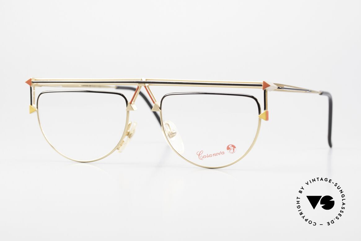 Casanova RVC1 Rietveld Frame Piet Mondrian, old Casanova sunglasses, mod. RVC-1, size 50/20, col. 01, Made for Men and Women