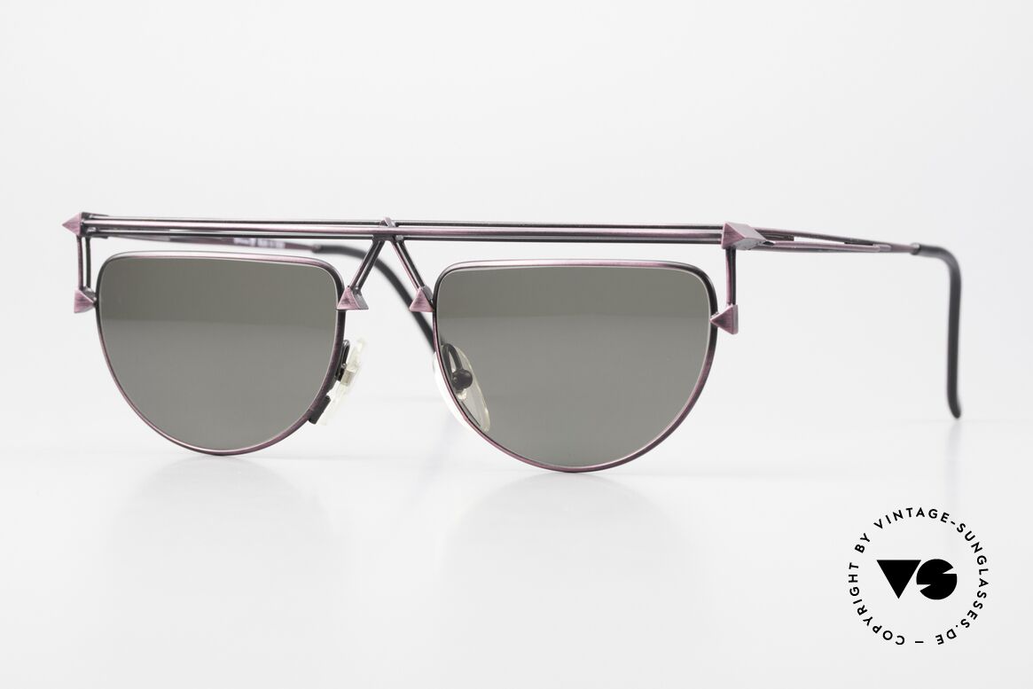 Casanova RVC1 Architecture Sunglasses 90s, old Casanova sunglasses, mod. RVC-1, size 50/20, col. 01, Made for Men and Women