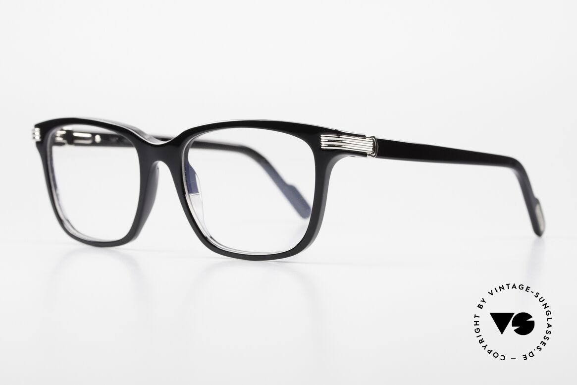 Cartier Premier C Ladies Glasses & Men's Frame, CT0161O, size 54/19, col. 008 black / platinum, Made for Men and Women