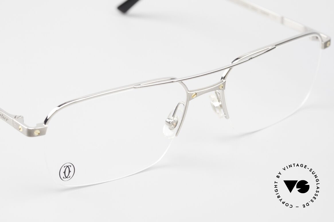 Cartier Semi T-Eye Titanium Frame Semi Rimless, aesthetics & functionality on top level; LUXURY, Made for Men
