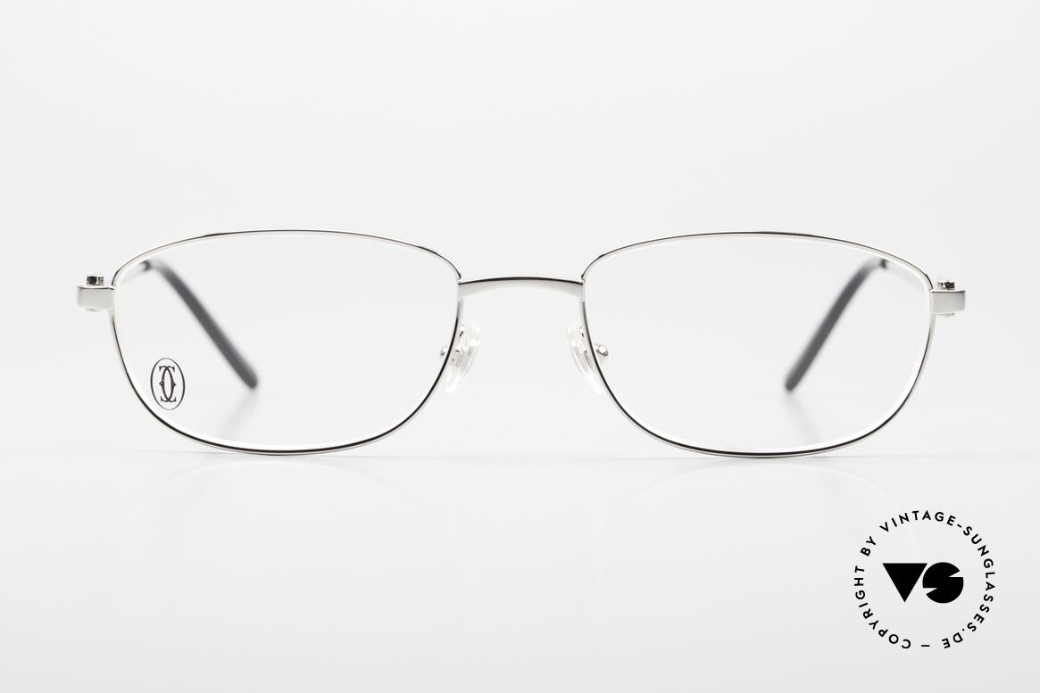 Cartier Whisper Shiny Platinum Frame Unisex, unisex glasses of the 'DÉCOR C' Collection by Cartier, Made for Men and Women