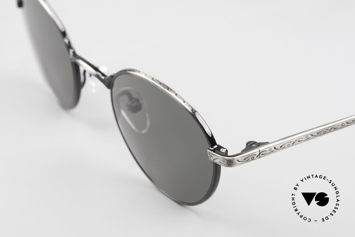 Giorgio Armani 129 Panto Round 90's Shades, sober, timeless style; suitable for every occasion, Made for Men and Women