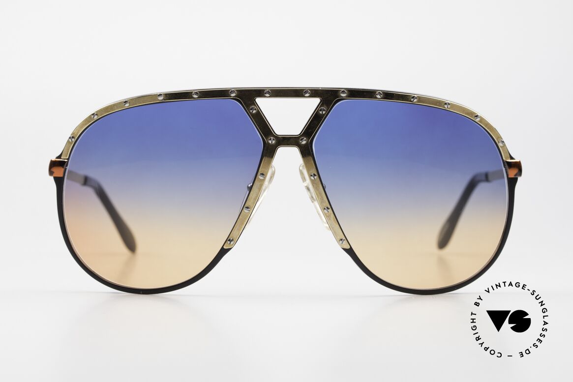Alpina M1 Blue To Orange Gradient Lens, the old 1980's original in GOLD-TORTOISE-BLACK, Made for Men