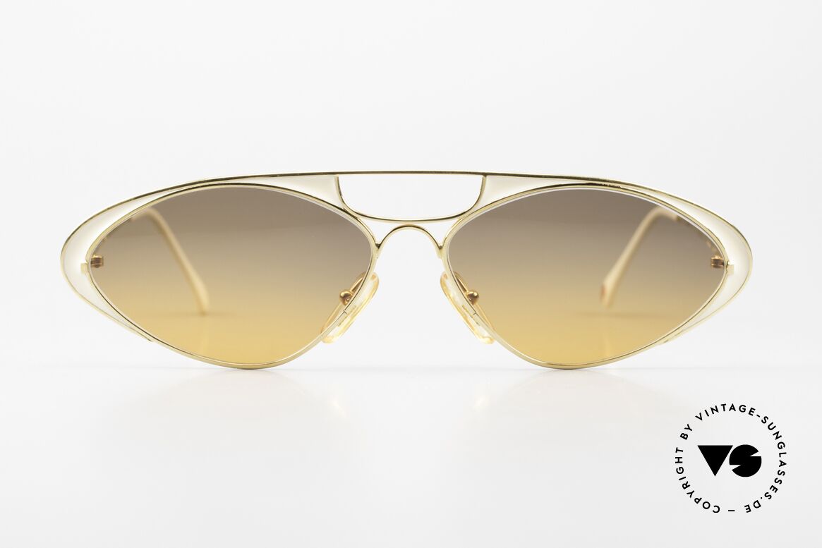 Casanova LC8 Shades Art Nouveau Style, interesting 1980'/90's vintage sunglasses from Italy, Made for Women