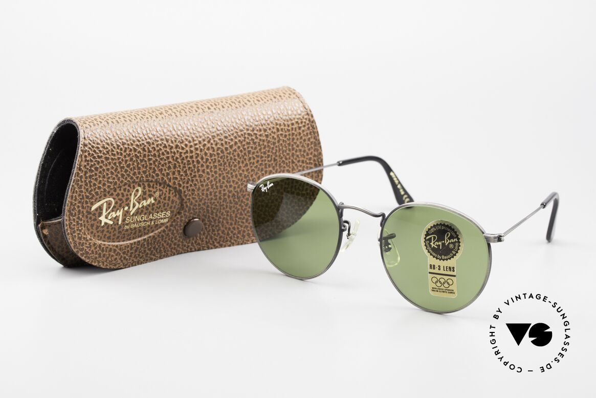 Ray Ban Round Metal 49 Round Vintage Shades USA, Size: small, Made for Men and Women