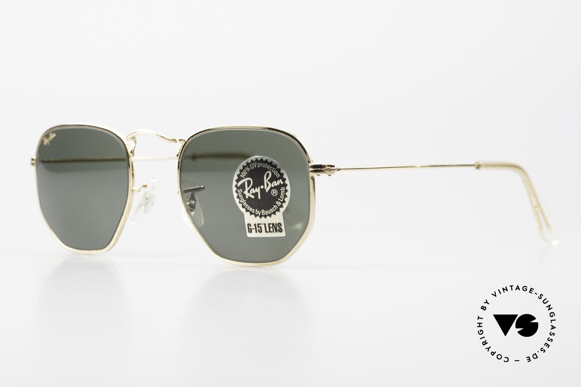 Ray Ban Classic Style III Bausch & Lomb Sun Lenses, gold-plated luxury edition: really made in U.S.A., Made for Men and Women