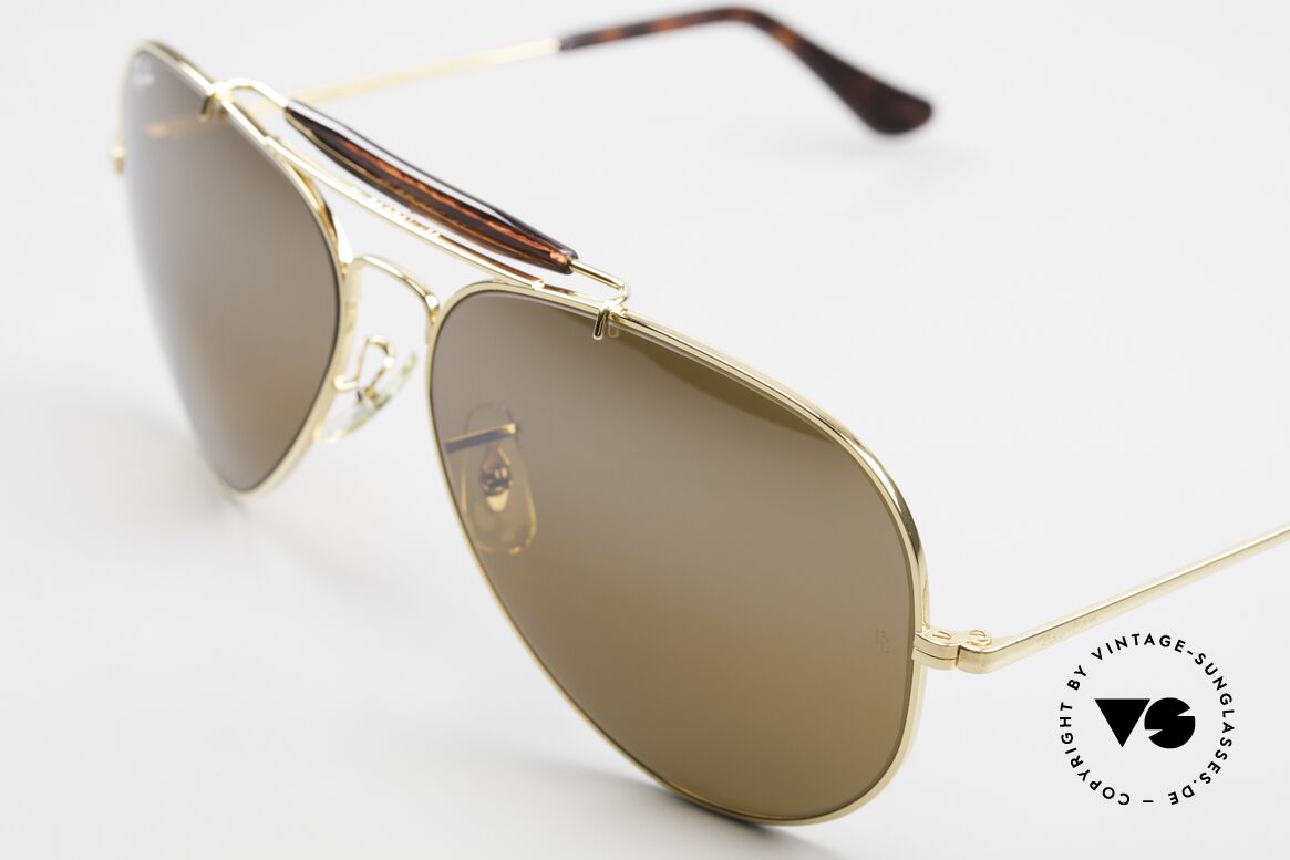 Ray Ban Outdoorsman II Tortuga Deep Groove Frame, unworn, NOS, rarity (sought-after collector's item), Made for Men