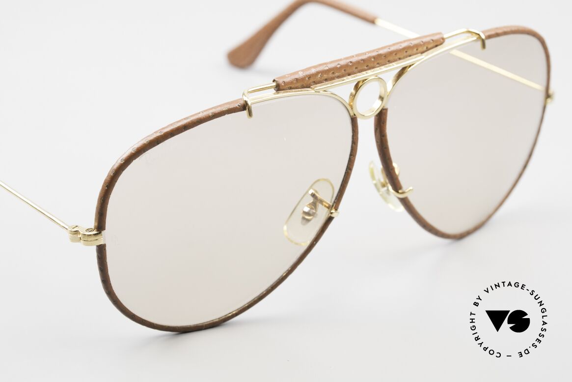 Ray Ban Shooter Leathers Changeable B&L Sun Lenses, unworn vintage shades (true collector's item, worldwide), Made for Men