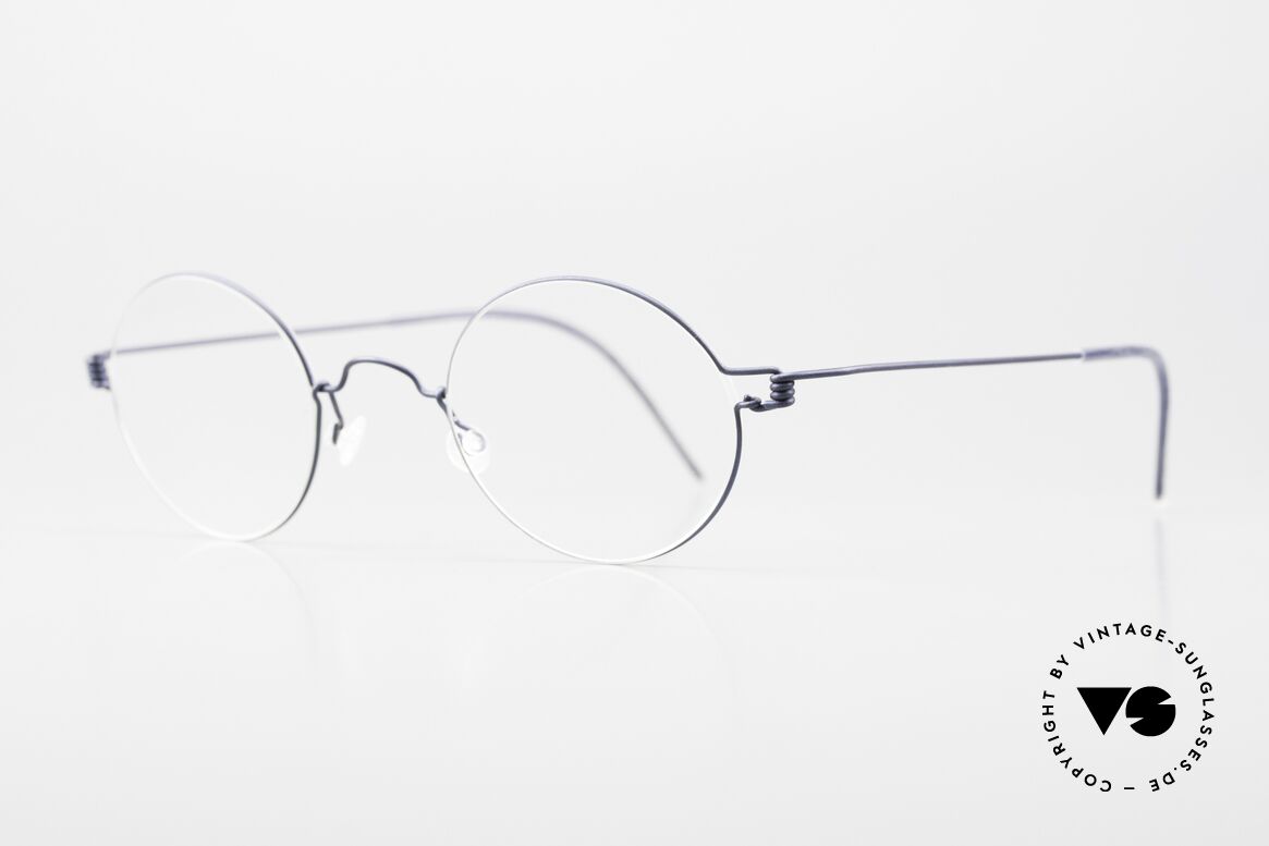 Lindberg Corona Air Titan Rim Round Titanium Frame Unisex, simply timeless, stylish & innovative: grade 'vintage', Made for Men and Women