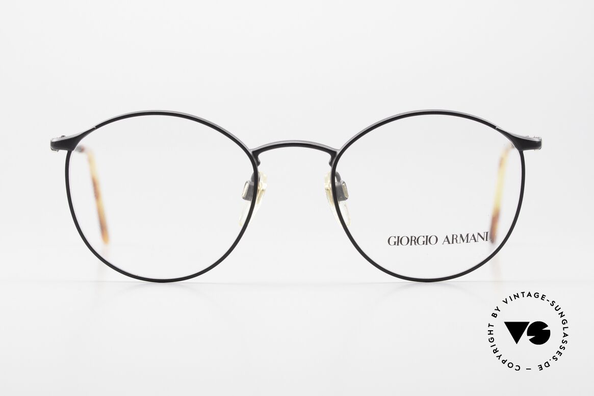 Giorgio Armani 132 Rare Old 90's Panto Eyeglasses, more 'classic' isn't possible (famous 'panto'-design), Made for Men