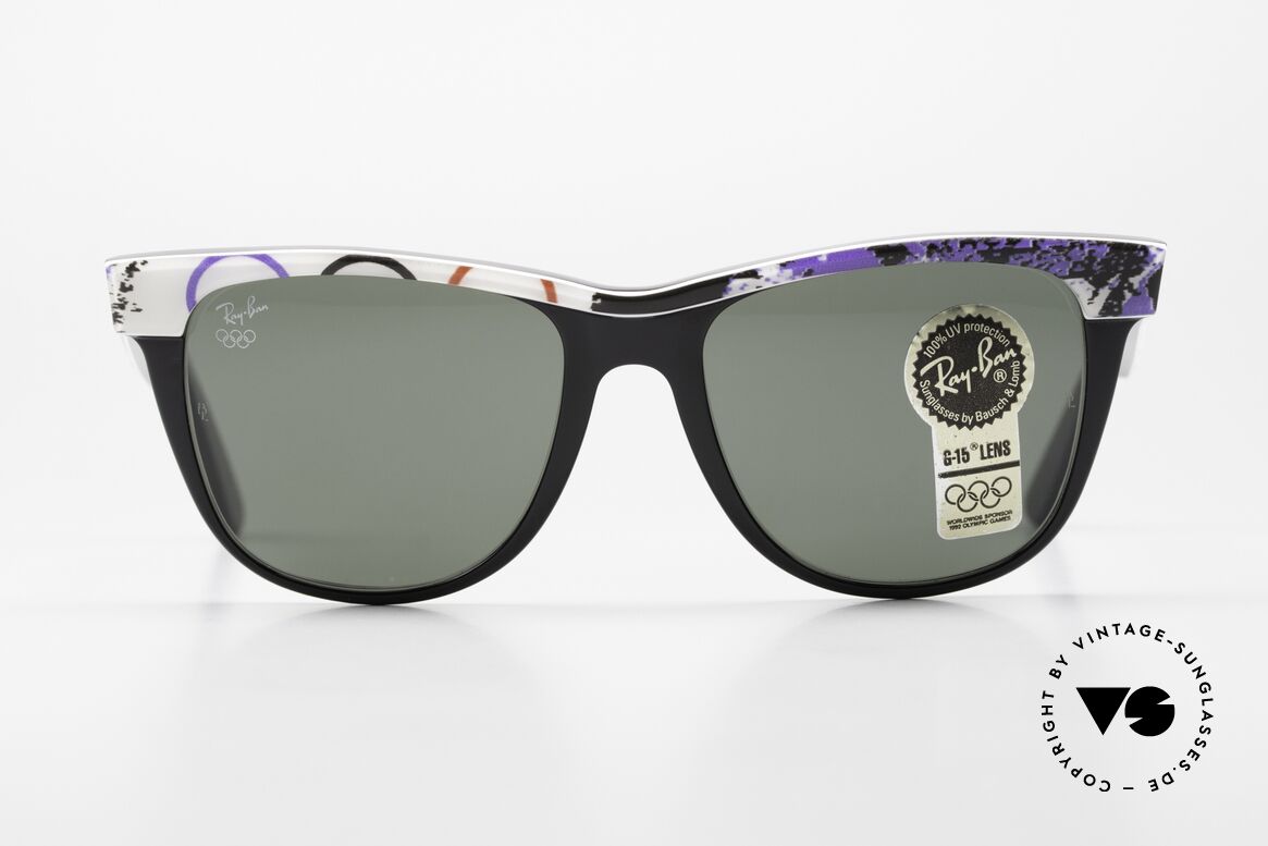 Ray Ban Wayfarer II Olympic Games 1964 Insbruck, rare Olympia Series - sports edition 'Insbruck 1964', Made for Men and Women