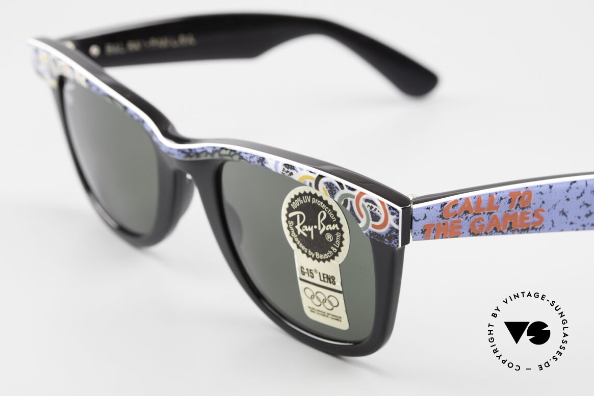 Ray Ban Wayfarer I Olympic Games 1932 Los Angeles, NO RETRO sunglasses, but an authentic USA-original, Made for Men and Women