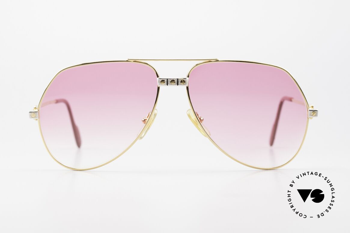 Cartier Vendome Santos - L Pink Gradient For Bond Girls, mod. "Vendome" was launched in 1983 & made till 1997, Made for Men and Women