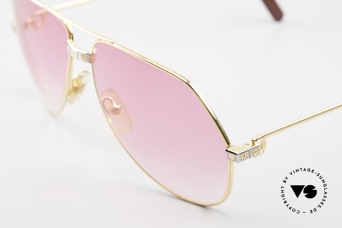 Cartier Vendome Santos - L Pink Gradient For Bond Girls, worn by actor Christopher Walken (JAMES BOND, 1985), Made for Men and Women