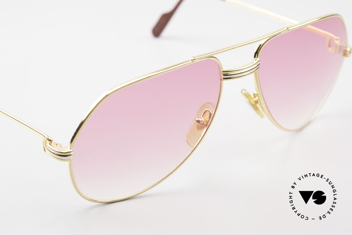 Cartier Vendome LC - M The Pink 80s Luxury Glasses, 2nd hand model, but in mint condition + CHANEL case!, Made for Men and Women