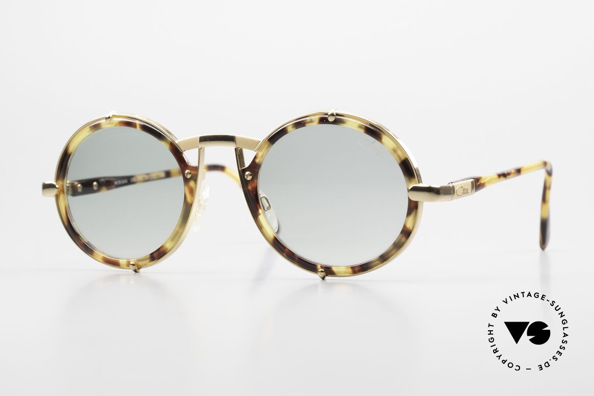 Cazal 644 90's Sunglasses Round Unisex, vintage Cazal sunglasses from the early 1990's, Made for Men and Women