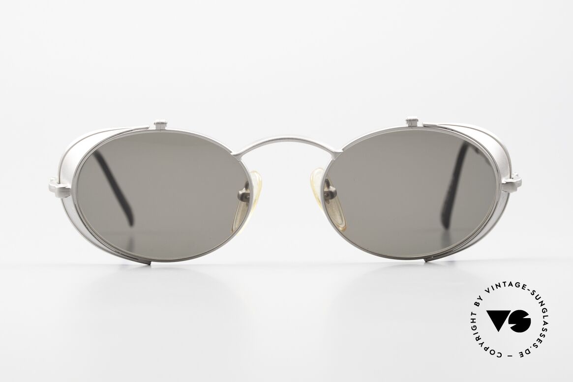 Jean Paul Gaultier 56-1175 JPG Side Shield Sunglasses, vintage Gaultier designer sunglasses from the mid 90's, Made for Men and Women