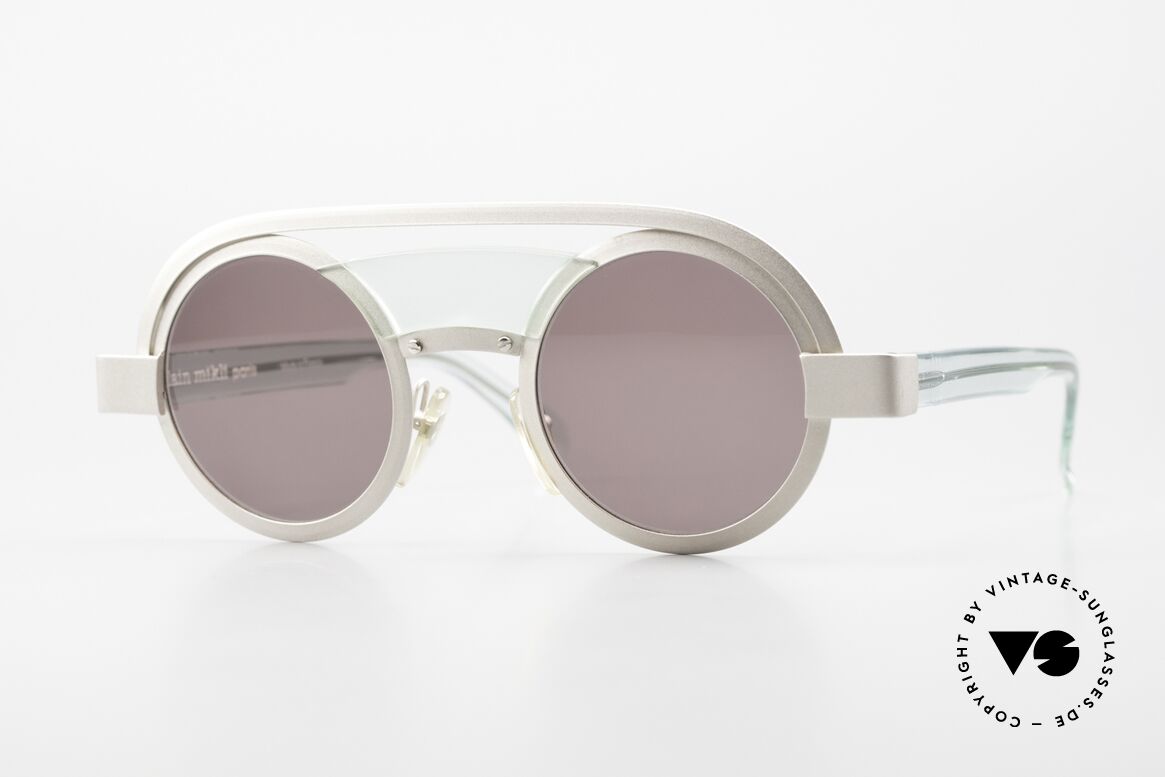 Alain Mikli 639 / 0531 Lenny Kravitz Style Shades, round vintage designer shades by Alain Mikli, Paris, Made for Men