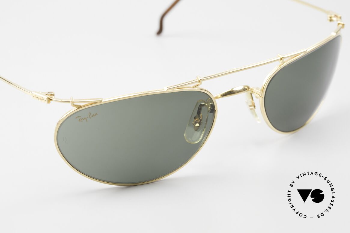 Ray Ban Deco Metals Wrap Old Bausch Lomb Ray-Ban USA, original name: Deco Metals Wrap, W1759, G-15, gold, Made for Men and Women