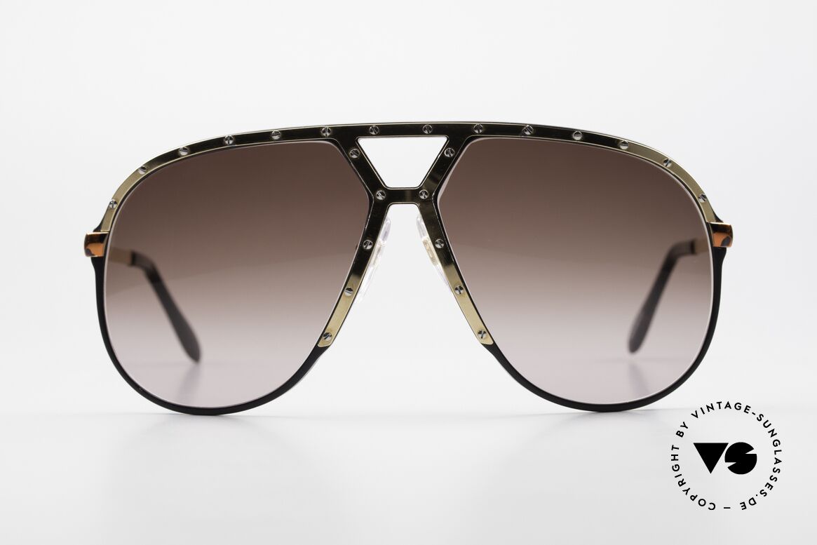 Alpina M1 80s Shades Ladies & Gents, already rare version in gold-tortoise-black-gold, Made for Men and Women