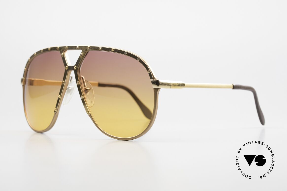 Alpina M1 Vintage Glasses Men & Women, with new purple-orange gradient lenses; FANCY!, Made for Men and Women