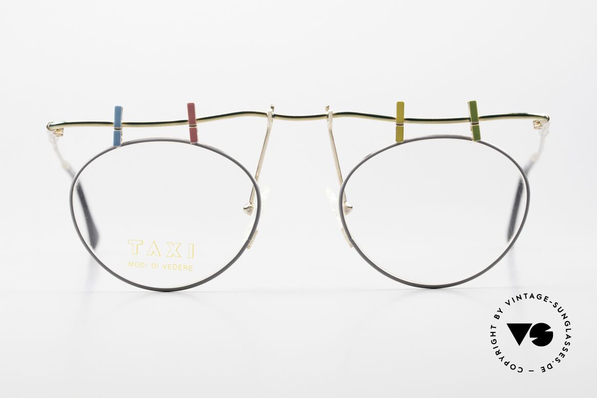 Taxi ST2 by Casanova Clothespin Eyeglasses 90's, lively Taxi by Casanova eyeglasses from around 1995, Made for Men and Women