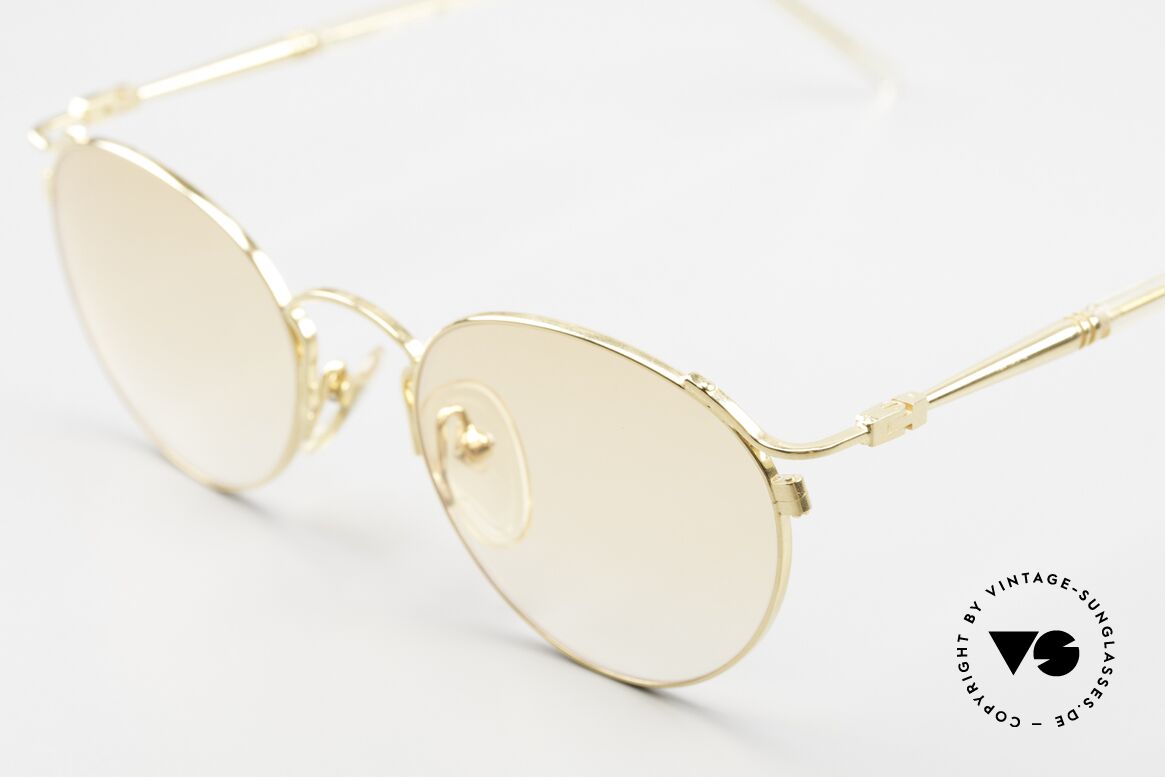 Jean Paul Gaultier 57-2271 Junior Gaultier Vintage Shades, orange-gradient sun lenses (also wearable at night), Made for Men and Women