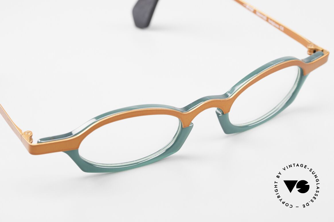 Theo Belgium Bioval Combi Reading Glasses, unworn Theo model for those who dare to wear them, Made for Women