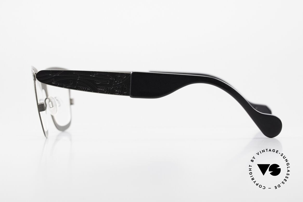 Theo Belgium Zoo Artist Specs By Strook, unworn, NOS; like all our vintage Theo eyewear, Made for Men and Women