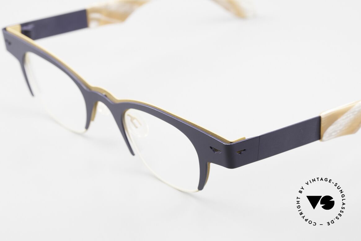 Theo Belgium Trente Designer Specs Unisex, steady metal frame (TOP-NOTCH craftsmanship), Made for Men and Women