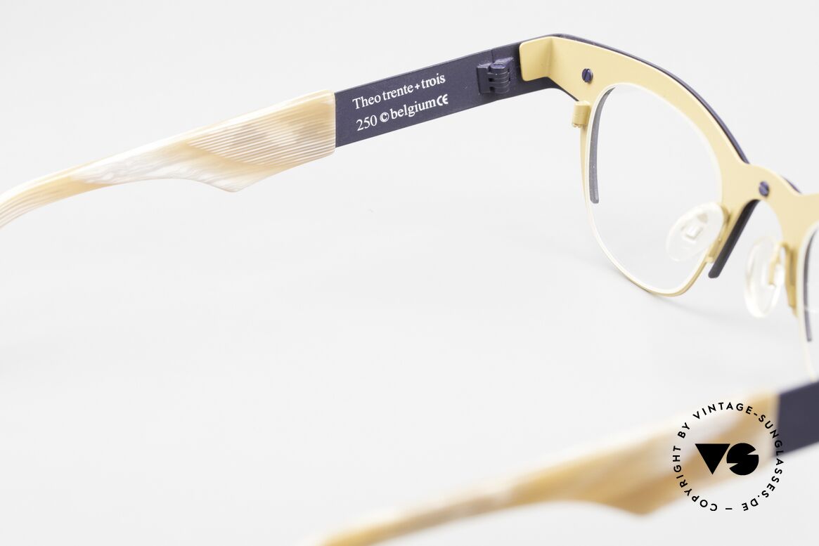Theo Belgium Trente Designer Specs Unisex, Size: large, Made for Men and Women
