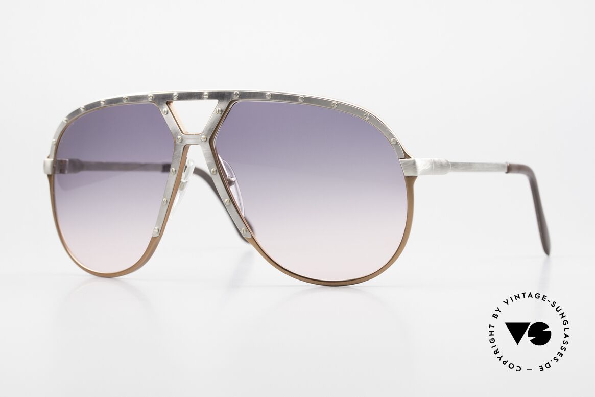 Alpina M1 Unique Gray To Pink Gradient, vintage Alpina M1 WEST Germany sunglasses, Made for Men