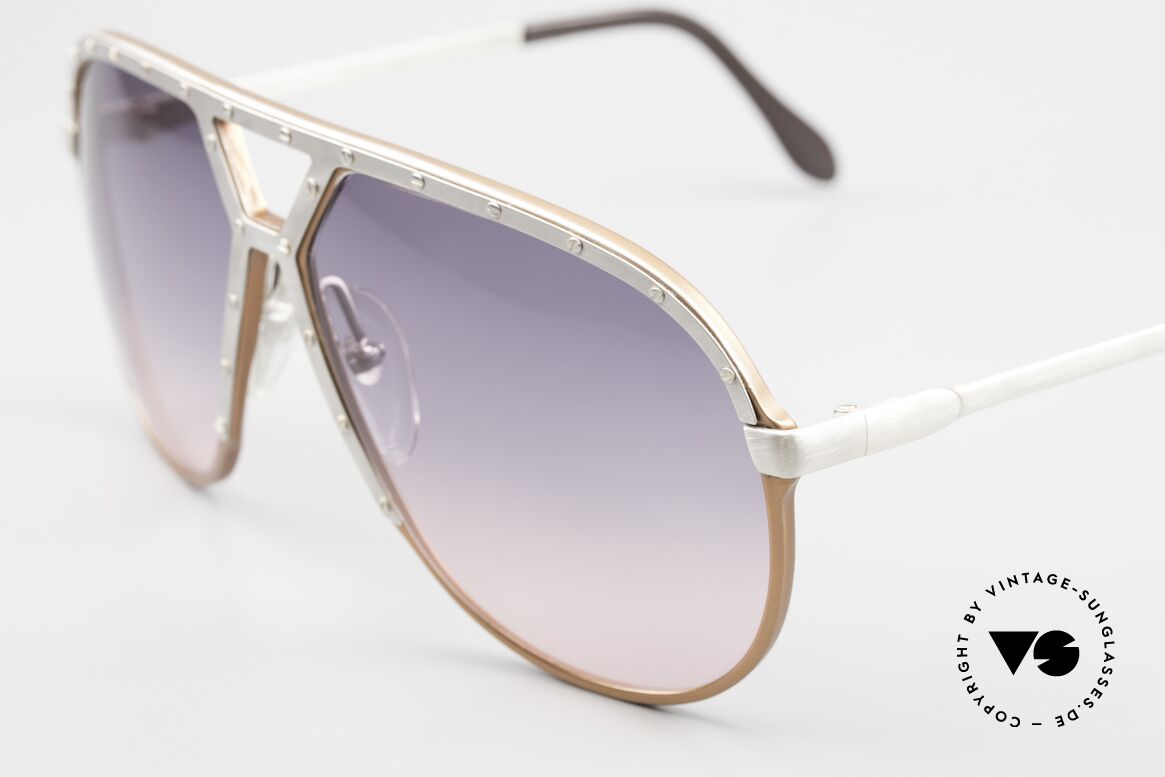 Alpina M1 Unique Gray To Pink Gradient, rare double-gradient sun lenses from gray to pink, Made for Men