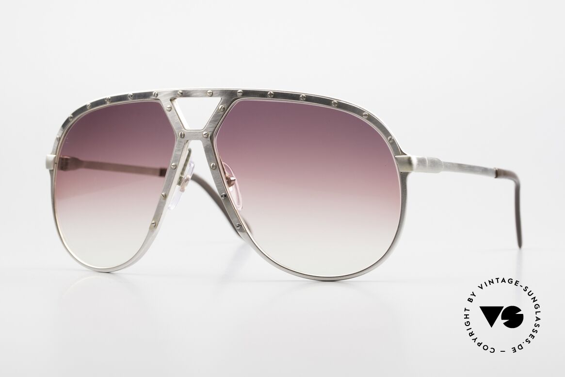 Alpina M1 Rare Antique Silver Frame, vintage Alpina M1 WEST GERMANY sunglasses, Made for Men