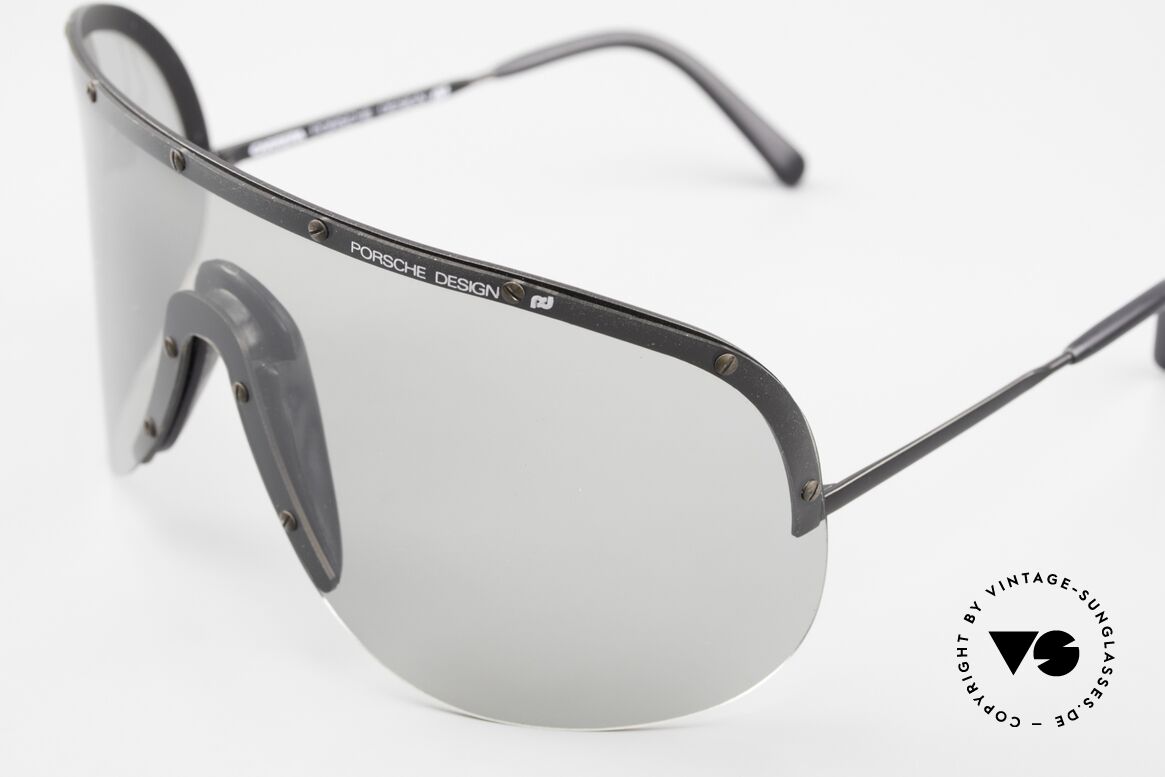 Porsche 5620 80's Yoko Ono Shades Black, thus, worldwide well-known as original 'Yoko Ono shades', Made for Men and Women