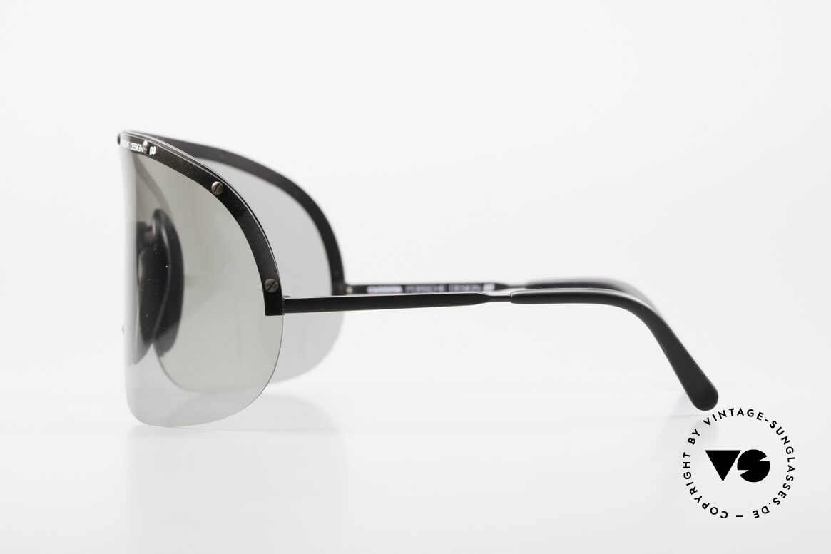 Porsche 5620 80's Yoko Ono Shades Black, originally produced as 'sports glasses' (polarized shades), Made for Men and Women