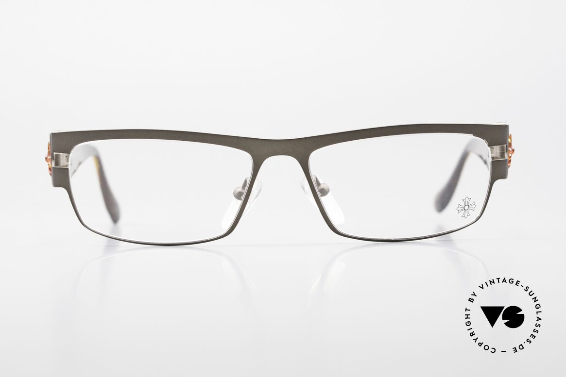 Chrome Hearts Frum Luxury Glasses Hollywood, striking luxury men's glasses; in size 57/16-137, Made for Men