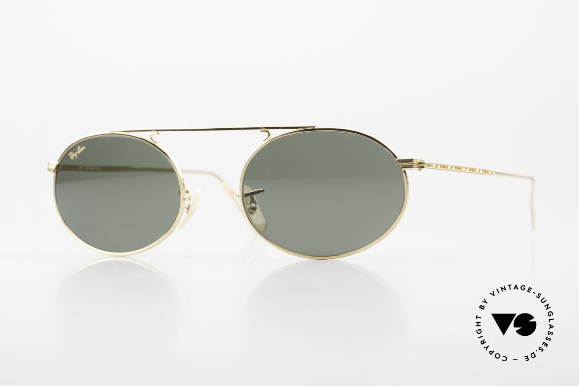 Ray Ban Vintage Oval Bausch&Lomb USA Shades 90s, Ray-Ban sunglasses of the 'Vintage Metal Collection', Made for Men and Women