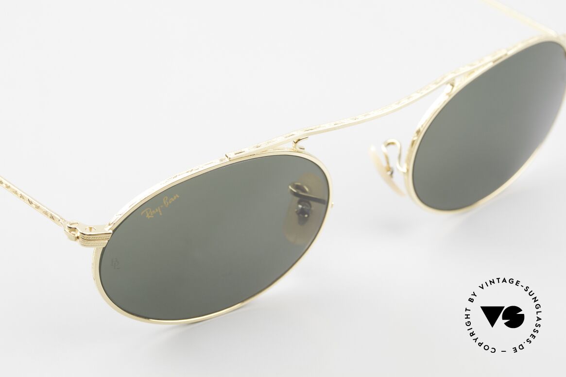 Ray Ban Vintage Oval Bausch&Lomb USA Shades 90s, NO RETRO shades; but an authentic old B&L original, Made for Men and Women