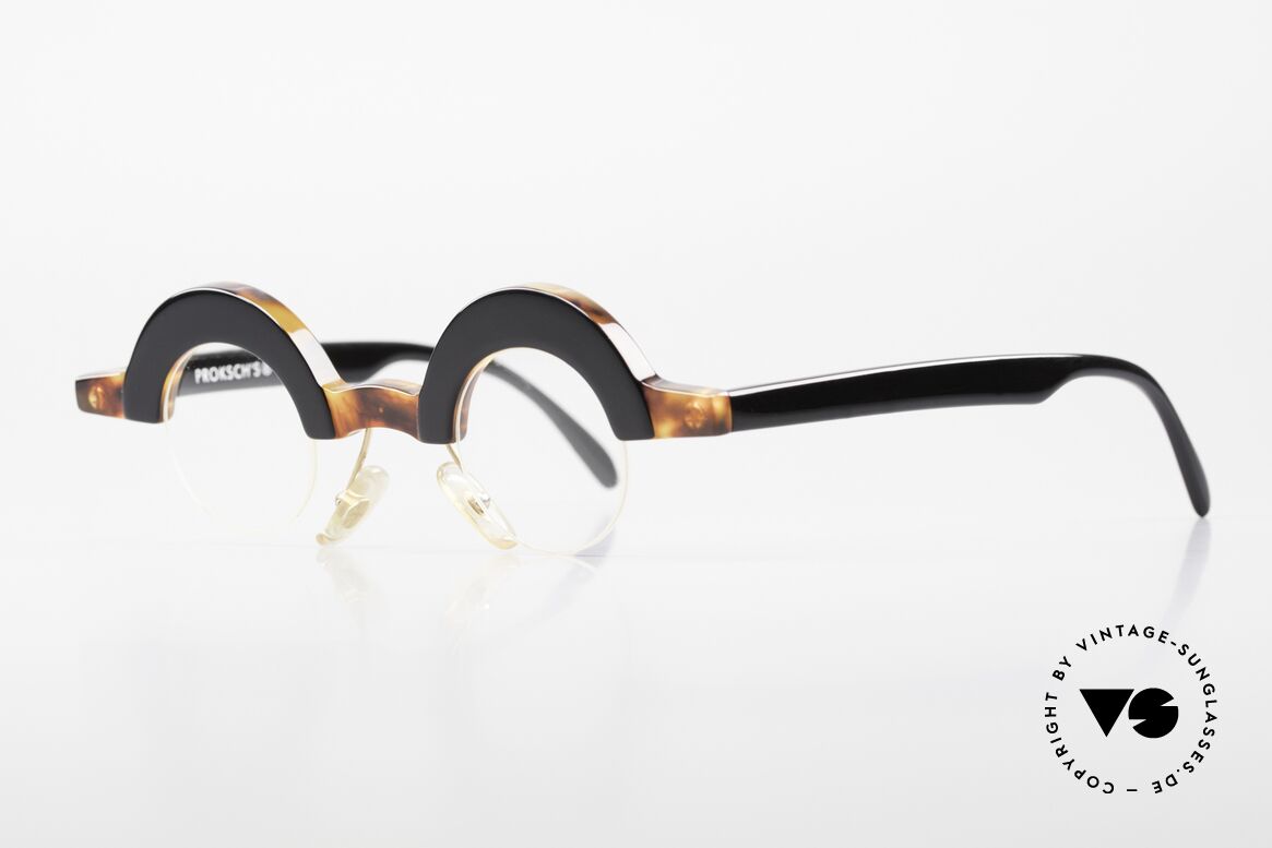 Proksch's A5 Crazy Round 90's Eyeglasses, futuristic design from back in the days (mid 90's), Made for Men and Women