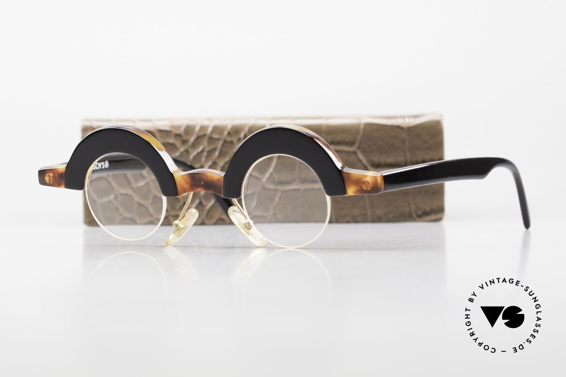 Proksch's A5 Crazy Round 90's Eyeglasses, never worn (like all our vintage designer frames), Made for Men and Women