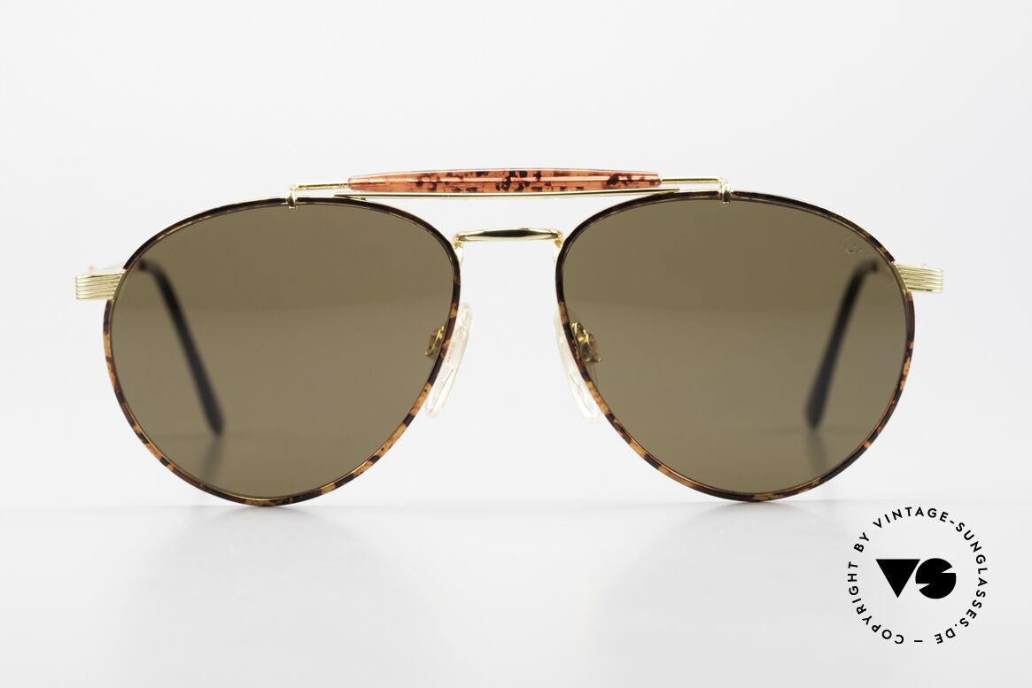 Alpina The Navigator Ladies & Gents Sunglasses, pilots sunnies in tear-drop shape; unisex size, Made for Men and Women