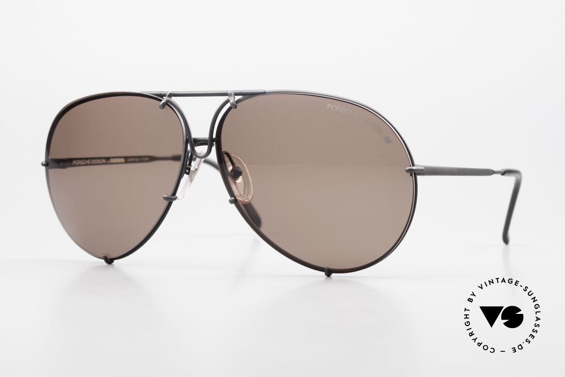 Porsche 5621A Rare 90's Pilots Sunglasses, 90's vintage PORSCHE Design by Carrera sunglasses, Made for Men
