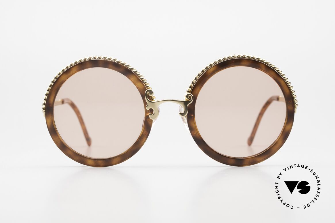 Christian LaCroix 7302 Rococo Vintage Sunglasses, round 90's Christian LACROIX vintage sunglasses, Made for Women