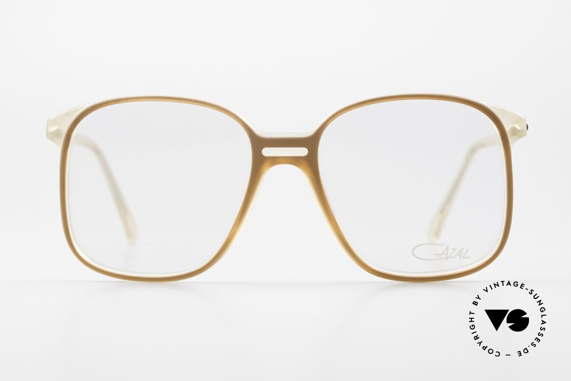 Cazal 615 Old School West Germany, typical 80's design & coloring (brown/clear), Made for Men and Women