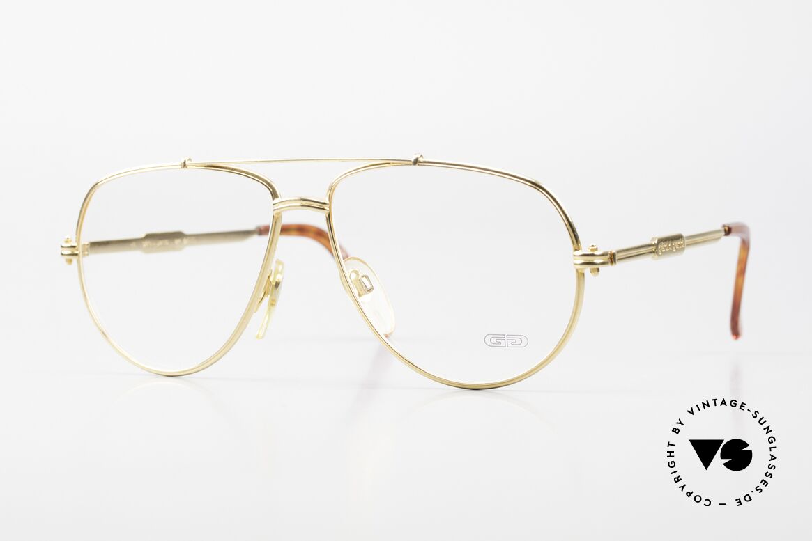 Gerald Genta New Classic 04 24ct Gold Plated Eyeglasses, GÉRALD GENTA = famous for extraordinary watches!, Made for Men