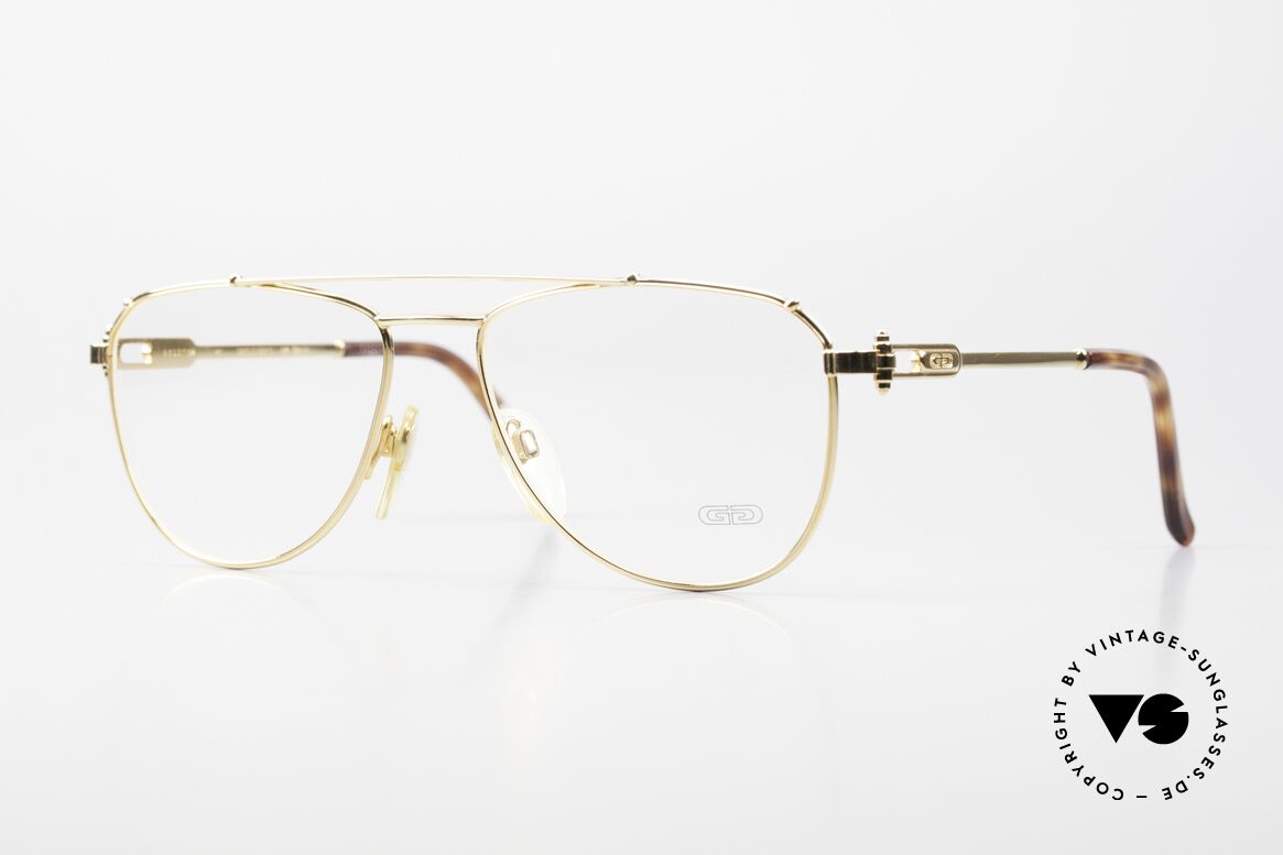 Gerald Genta Gold & Gold 03 Gold Plated Aviator Frame, GÉRALD GENTA = famous for extraordinary watches!, Made for Men
