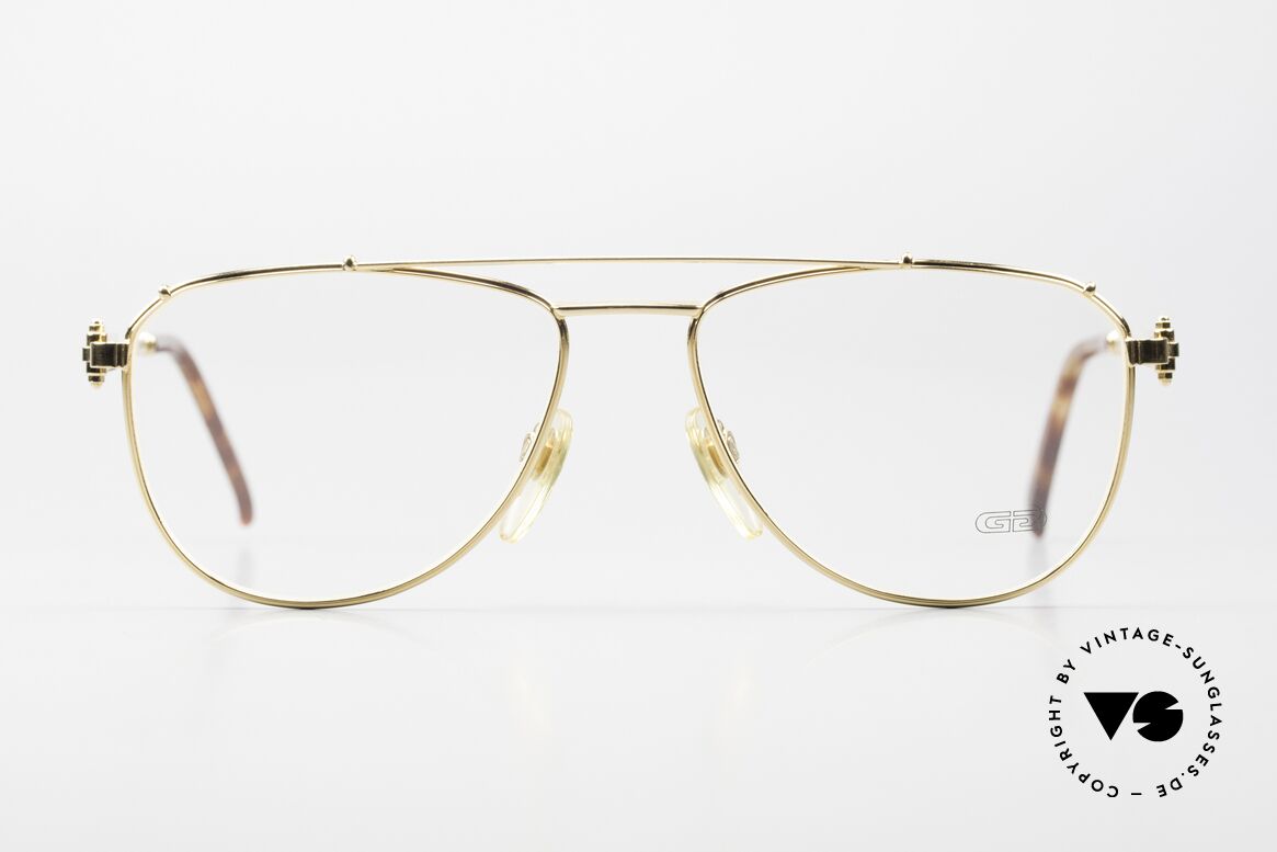Gerald Genta Gold & Gold 03 Gold Plated Aviator Frame, he created the „Grande Sonnerie“ (price: app. $1 Mio.), Made for Men